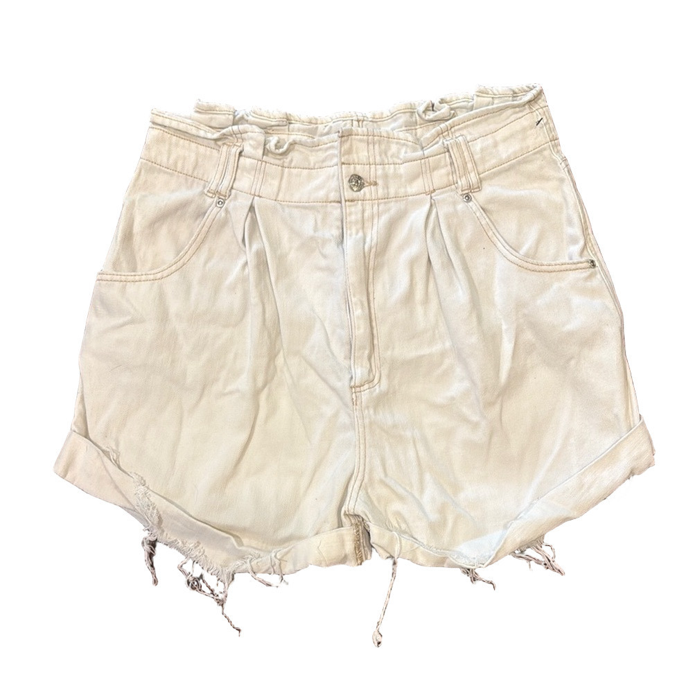 We the Free paperbag denim shorts, large